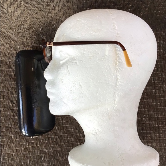 Chanel CH3157 Vintage Brown Rectangle Eyeglasses Frames - Picture 8 of 9